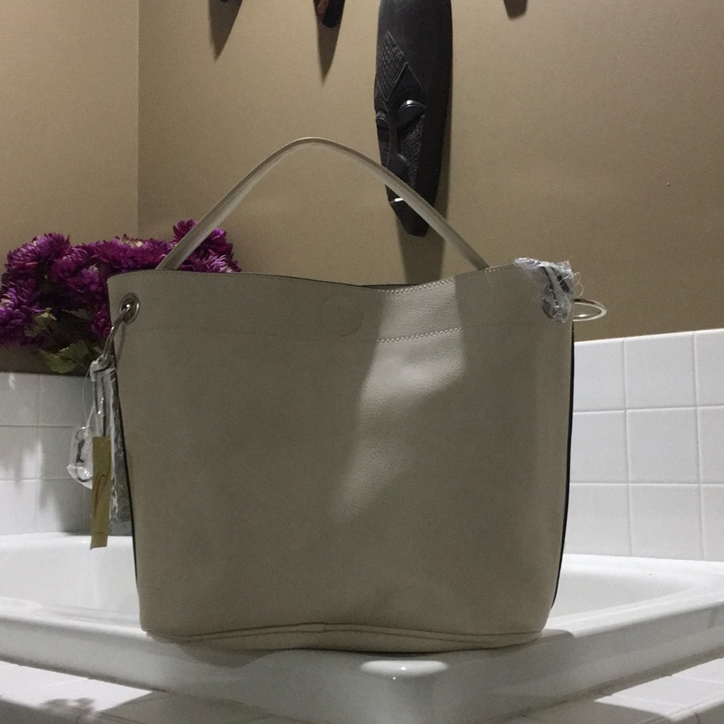 Ivory Bucket Bag
